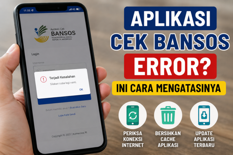 aplikasi cek bansos error